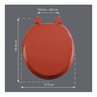 Záchodové prkénko 37 x 47 Vitamine – douceur d'intérieur