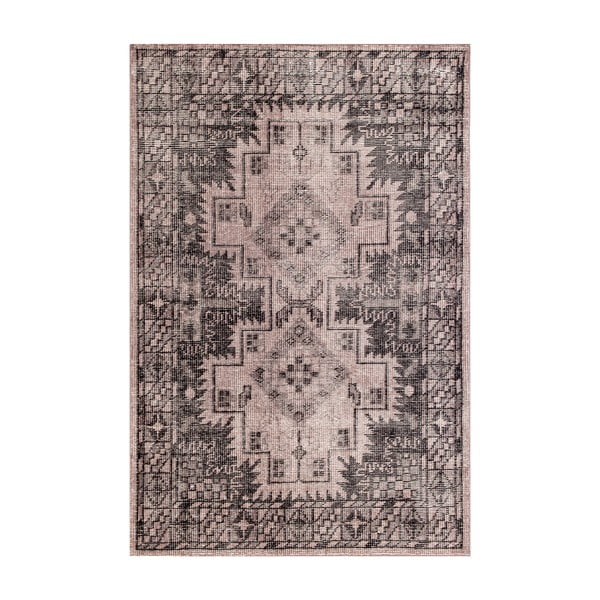 Šedý ručně vázaný vlněný koberec Linie DesignSentimental, 140 x 200 cm