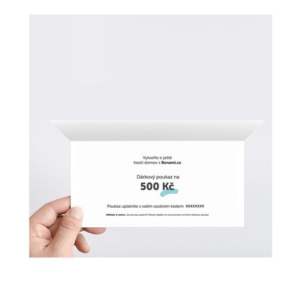 Tištěný dárkový poukaz na 500 Kč-image-1