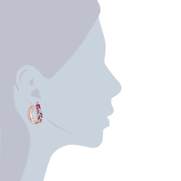 Náušnice s krystaly Swarovski Lilly & Chloe Jolene-image-2