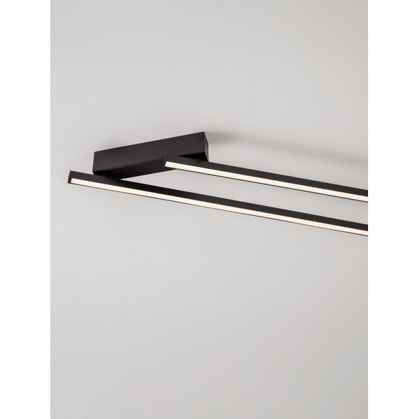 Matně černé hliníkové LED stmívatelné stropní svítidlo 4x309 cm Briana – Nova Luce-image-3