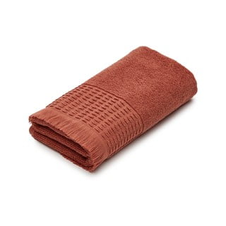 Bavlněný ručník v cihlové barvě 50x90 cm Veta – Kave Home