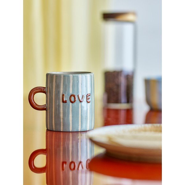 Světle modrý keramický hrnek 325 ml Cherish – Bloomingville-image-2