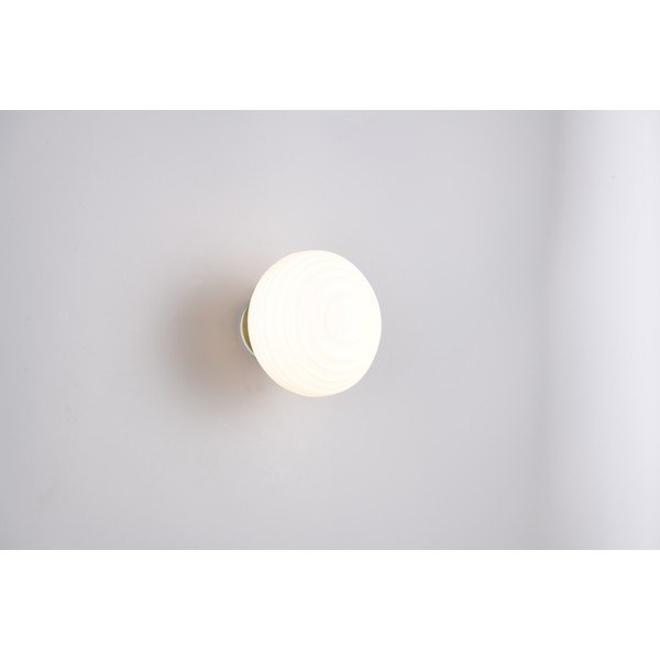 Bílé skleněné LED nástěnné svítidlo na USB ø 15,5 cm Earl – Reality-image-2