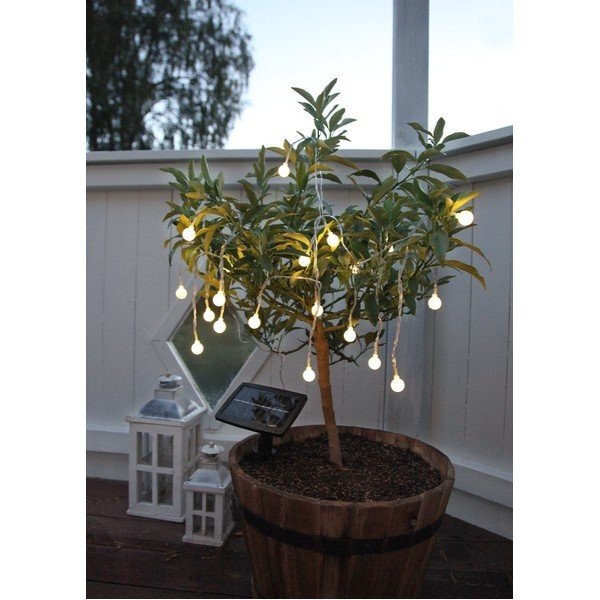 Venkovní solární světelný LED řetěz Star Trading Globini, délka 4,75 m-image-1