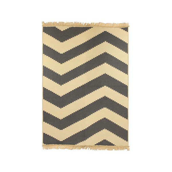 Koberec ZigZag Grey, 60 x 90 cm