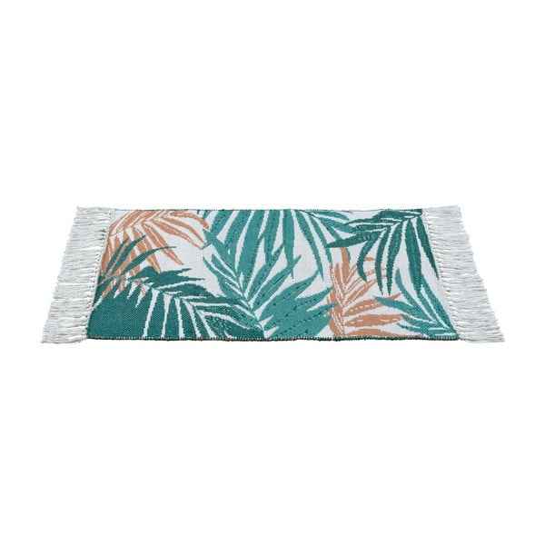 Zelená textilní koupelnová předložka 50x80 cm Suva – Wenko-image-1