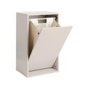 Světle šedý nástěnný koš na prádlo Laundry Box – ReCollector
