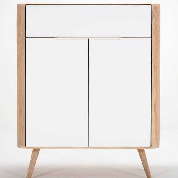 Komoda z dubového dřeva Gazzda Ena One, 90 x 42 x 110 cm-image-4