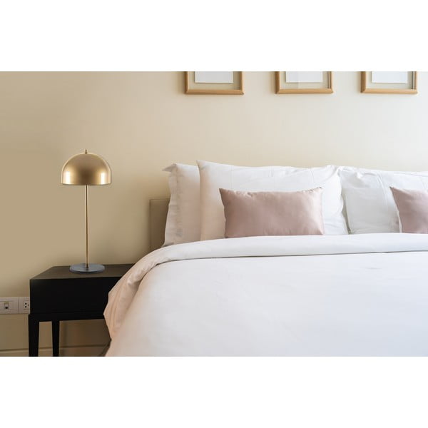 Stolní lampa ve zlaté barvě s kovovým stínidlem (výška 58 cm) Can – Opviq lights-image-1