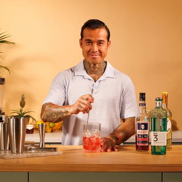 Nerezový set na přípravu koktejlů Bar in Box – VacuVin-image-4