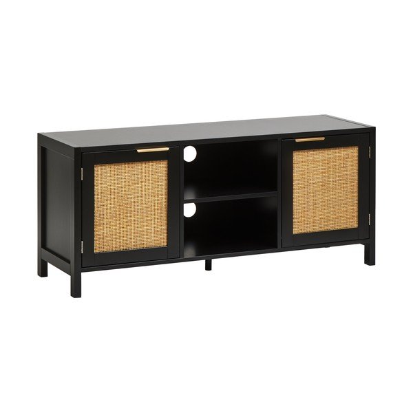 Černý TV stolek 120x52x38 cm Sherman – Premier Housewares
