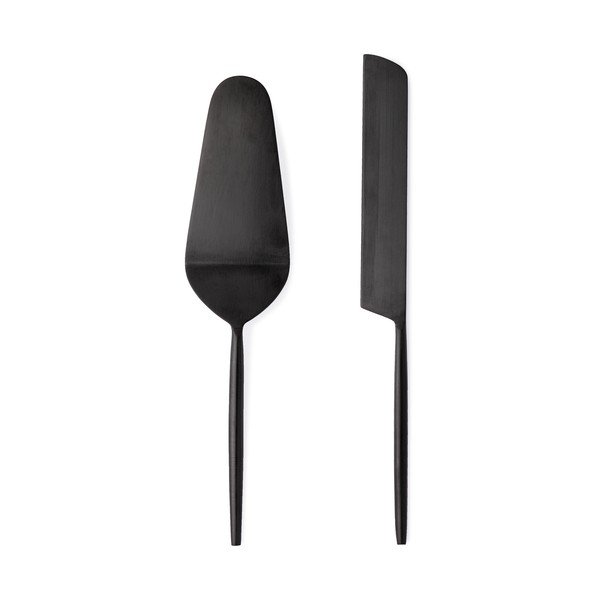 Servírovací sada na dort 2 ks z nerezové oceli Bronte – Bizzotto