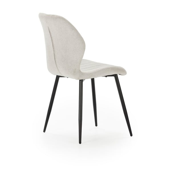 Krémové jídelní židle v sadě 4 ks Milu – Marckeric-image-4