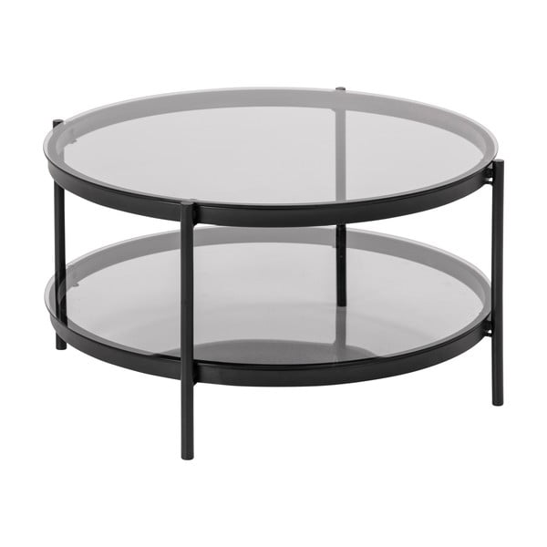 Kulatý konferenční stolek se skleněnou deskou ø 79 cm Bayonne - Actona-image-4