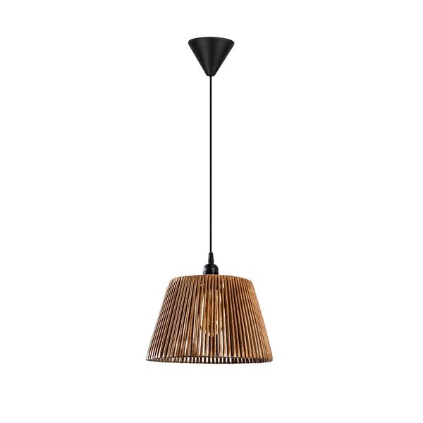 Černo-béžové závěsné svítidlo ø 30 cm Cone – Opviq lights