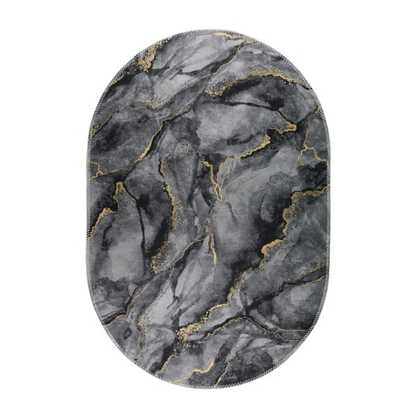 Tmavě šedý pratelný koberec 160x230 cm – Vitaus