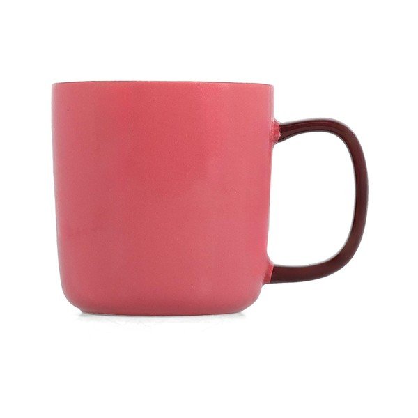 Růžový hrnek z kostního porcelánu 370 ml Mae – ONA