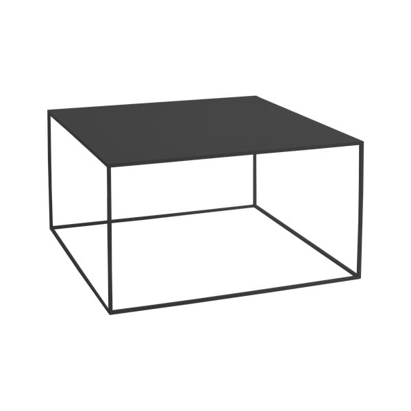 Černý konferenční stolek CustomForm Tensio, 80 x 80 cm