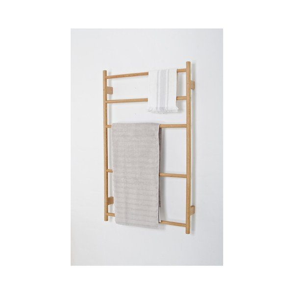 Nástěnný držák na osušky z dubového dřeva Wireworks Towel Rail Wallbar-image-2