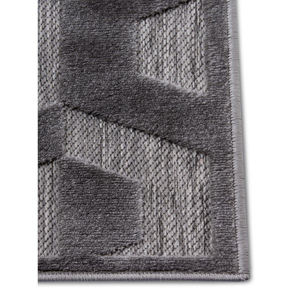 Antracitový koberec 133x190 cm Iconic Hexa – Hanse Home-image-3