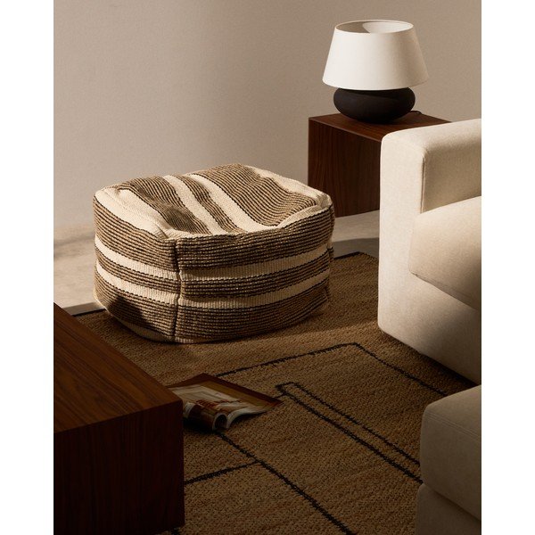 Sedací vak v přírodní barvě Aylin – Kave Home-image-1