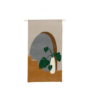 Textilní nástěnná dekorace Surdic Plants, 90 x 140 cm