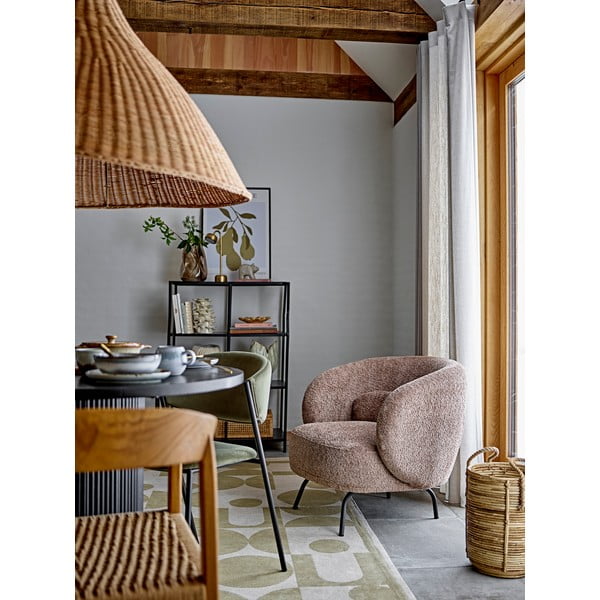 LED stmívatelná stolní lampa ve zlaté barvě s kovovým stínidlem (výška 35,5 cm) Niko – Bloomingville-image-1