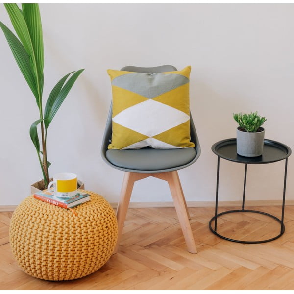 Sada 2 šedých židlí s bukovými nohami Bonami Essentials Retro-image-1