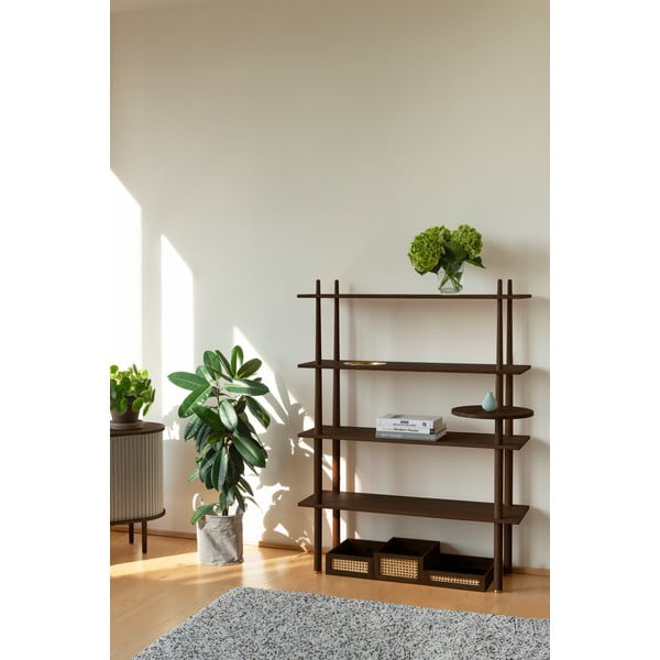 Hnědý modulární policový systém v dekoru dubu 110x148 cm Stories – UMAGE-image-1