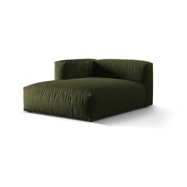 Zelený modul pohovky (levý roh) Martina – Micadoni Home-image-1