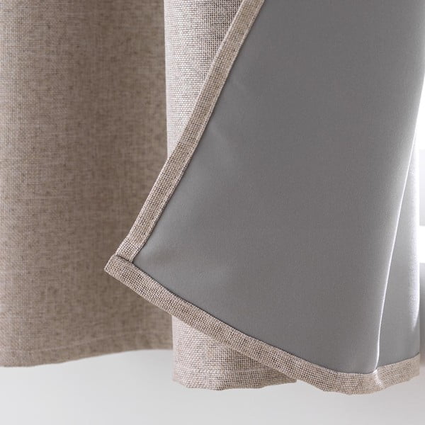 Hnědý zatemňovací závěs 140x180 cm Crepuscule – douceur d'intérieur-image-3