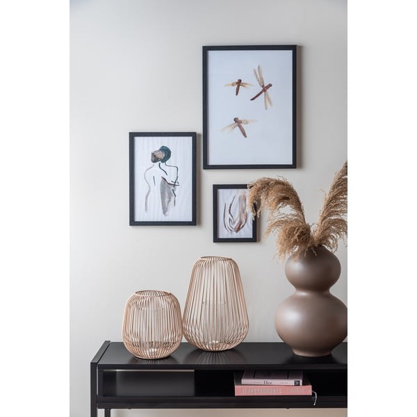 Světle hnědá stolní lucerna PT LIVING Lantern, výška 30 cm-image-1