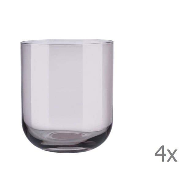 Sada 4 fialových sklenic na vodu Blomus Mira, 350 ml