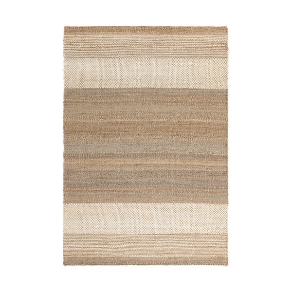 Bílo-béžový oboustranný ručně tkaný jutový koberec 200x300 cm Cedar – Asiatic Carpets