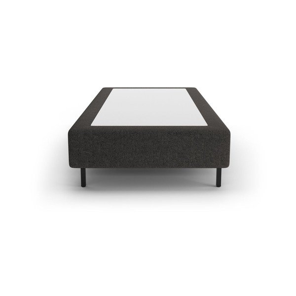 Černá čalouněná jednolůžková postel bez čela 90x200 cm Whale – Micadoni -image-2