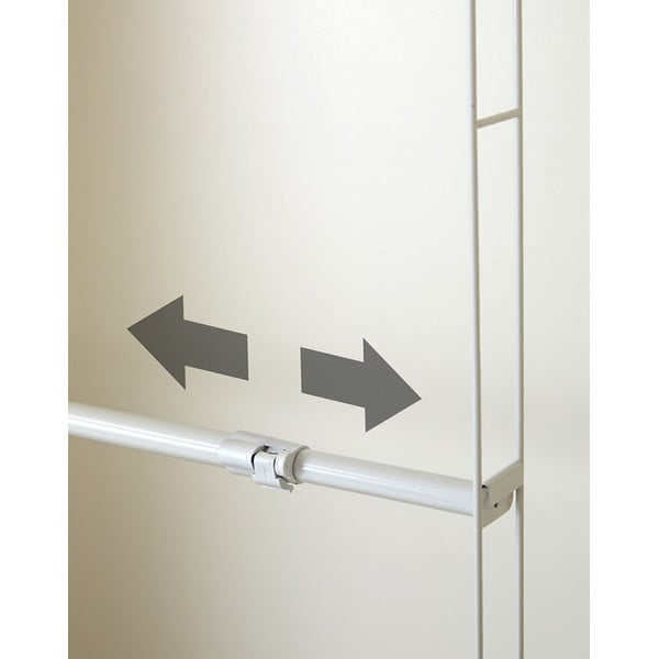 Bílá teleskopická tyč do skříně na oblečení Compactor Telescopic Garment Rail-image-4