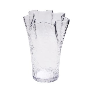 Skleněná váza (výška 30 cm) Ruffle – Hübsch