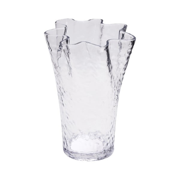 Skleněná váza (výška 30 cm) Ruffle – Hübsch