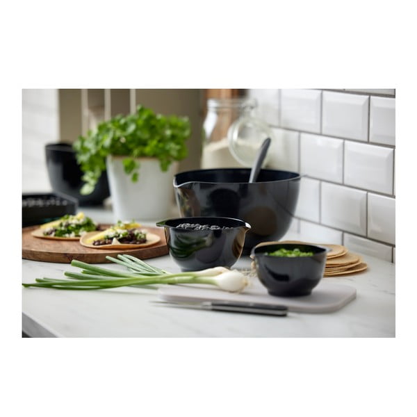 Černé mísy v sadě 2 ks ø 23 cm Margrethe – Rosti-image-3