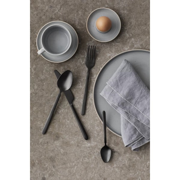Černý nerezový příbor 16 ks Stella – Blomus-image-2