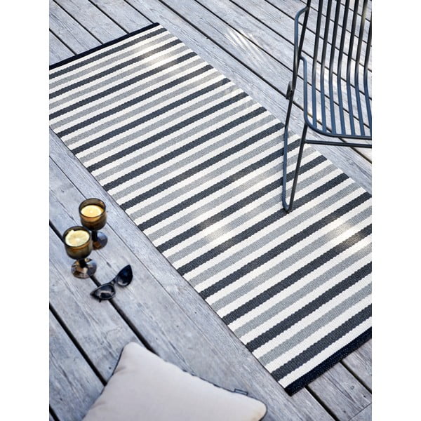 Šedo-béžový vnitřní a venkovní běhoun 85x200 cm Teo Warm Grey – Pappelina-image-3