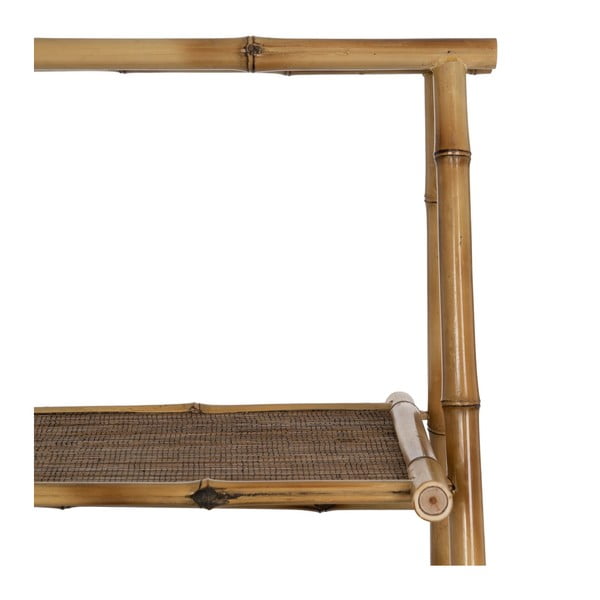 Bambusový regál v přírodní barvě 48x100x45 cm Manali – Ixia-image-2