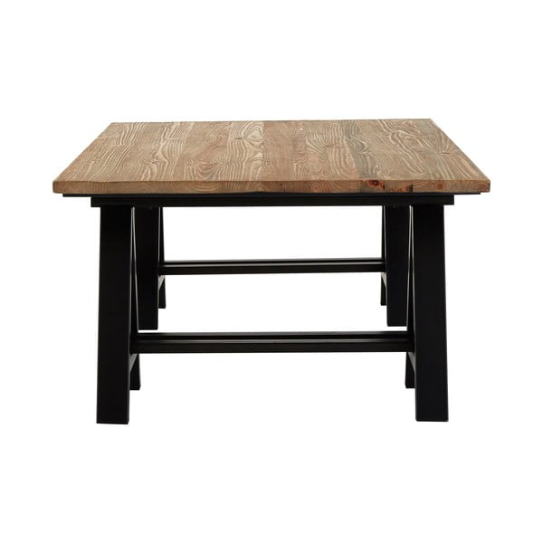 Konferenční stolek s deskou z borovicového dřeva v přírodní barvě 80x140 cm Hampstead – Premier Housewares-image-2