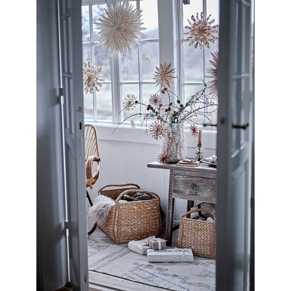 Hnědá závěsná světelná dekorace ø 50 cm Elijas – Bloomingville-image-1