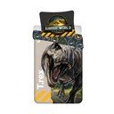 Bavlněné dětské povlečení na jednolůžko 140x200 cm Jurassic World "T-Rex" – Jerry Fabrics