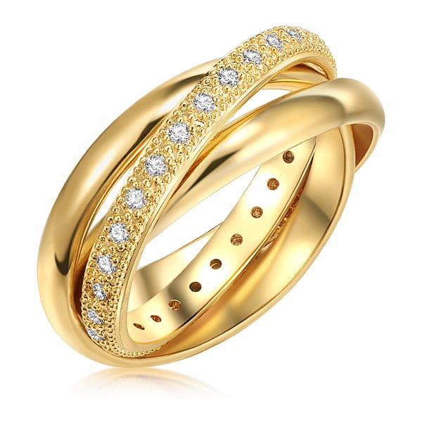 Dámský prsten zlaté barvy Runway Clarita, vel. 52