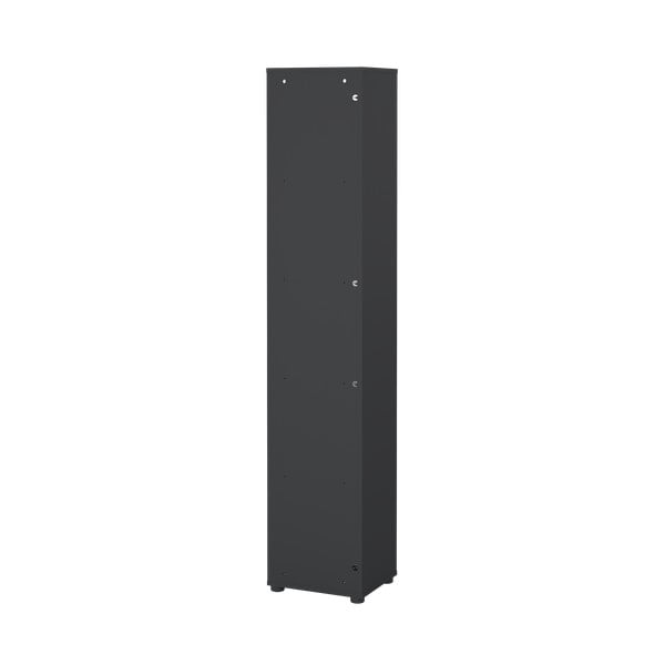 Knihovna v dekoru dubu v antracitovo-přírodní barvě  41x205 cm Sign – Tvilum-image-4