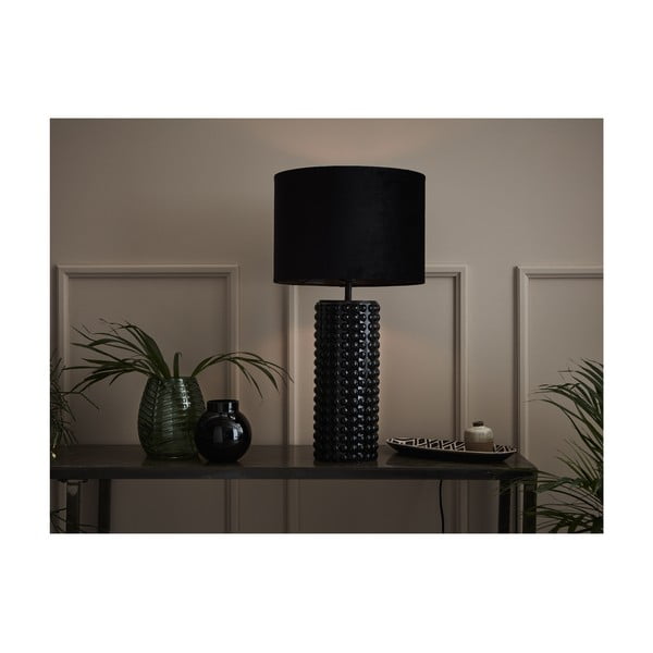 Černá stolní lampa Markslöjd Proud, ø 34 cm-image-1