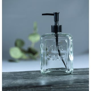 Skleněný dávkovač na mýdlo Wenko Pure Soap